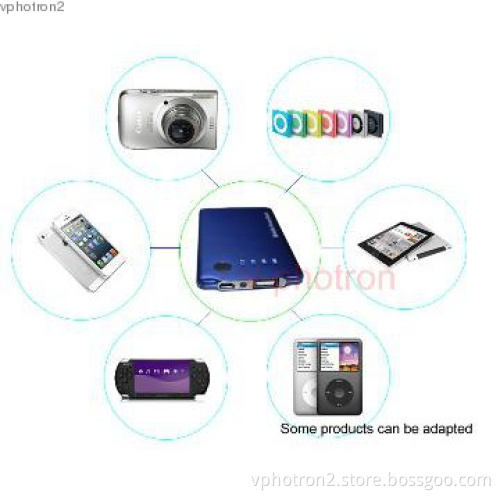 8600mAh slim power bank for phone,psp,camera,MP3,MP4